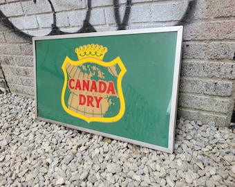 Vintage Canada Dry Sign Large Logo