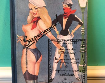 Supervamps! Rare First Edition with Art by Jean David, 1952 (French), 10" x 7 1/4"