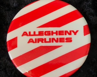Vintage Button Allegheny Airlines 2 1/4"