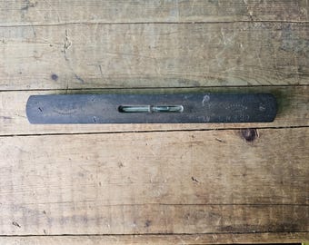 John Rabone & Sons Brass and Wood Level, CNR Canadian Rail, Birmingham England, 10" long