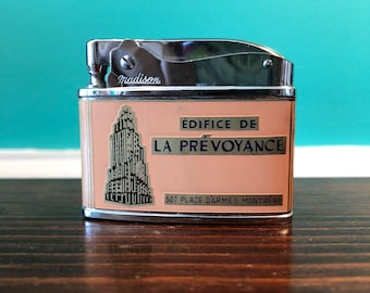 Édifice La Prévoyance -  Madison- Advertisement Lighter, Made in Japan