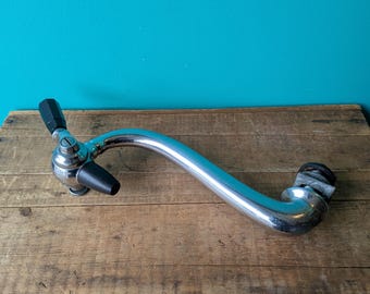 Vintage Chrome Soda Fountain Tap Dispenser in Very Good Condition, 15" x 9"