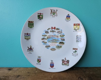 Expo '67 Montreal Canada Decorative Collector's Plate, World's Fair 1967 Souvenir, 10" Wall Hanging Decorative Plate