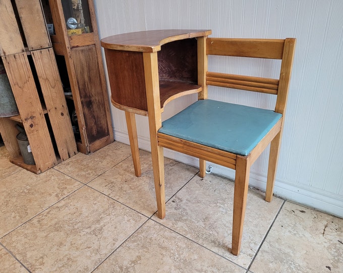 Featured listing image: Vintage Gossip Bench - Telephone Table LOCAL PICKUP ONLY