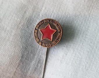 Slovenian Partisans Veterans Gathering 1976 Yugoslavian Stick/Lapel Pin
