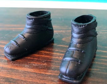 Big Jim All-Star Series Black Ski Boots, Mattel, 1971