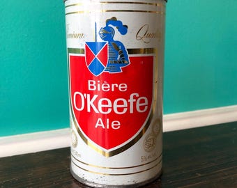 O'Keefe Ale 1970's Carling Brewery Empty Push-top Beer Can. Canada.