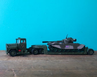 Corgi Toys Gift Set 10, Centurion Tank and Transporter, Produced 1973 - 1978, Made in Great Britain