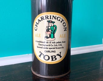 Charrington Toby Ale Carling Brewery 1970's Empty Beer Can. Canada/England.