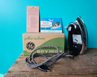 1950s General Electric Wash & Dry Dry Iron