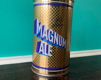 Magnum Ale Carling O'Keefe Breweries 1970's Empty Push-top Beer Can. Canada.