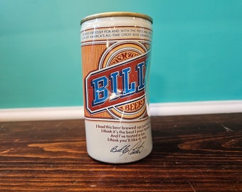 Billy Beer Can Unopened and Full! LOCAL PICKUP ONLY