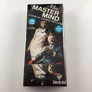 1972 Mini Mastermind Game Sealed, 5&quot; x 2 1/4&quot; x 3/4&quot;, Travel Size Canada