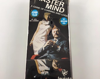 1972 Mini Mastermind Game Sealed, 5" x 2 1/4" x 3/4", Travel Size