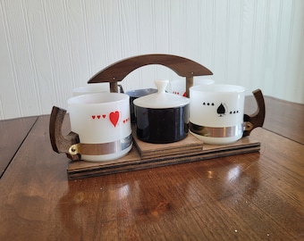 Siesta Ware Card Themed Coffee Set