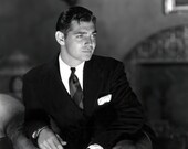 クラーク・ゲーブル 1933年頃 - スタジオポートレート - 白黒、複数