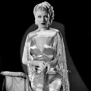 Ginger Rogers publicity photograph for &#39;Roberta&#39; c 1935, black & white, multiple sizes, old Hollywood actress, old movie stars,  [730-1479]
