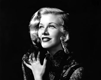 Ginger Rogers Fotografie c 1937, schwarz & weiss, Druck/Poster, klassische Tänzerin, klassische Tänzerin, Hauptdarstellerin, altes Hollywood, alte Filmstars [1670]