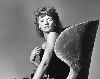 Lucille Ball c. 1942 outtake from Life Magazine - black & white, multiple sizes - vintage Hollywood, classic actress, comedienne [1694]