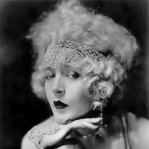 1920&#39;s Era Silent Film Star Mae Murray [730-910] Black & White, Multiple Sizes Classic Old Hollywood  Vintage Glamour, Roaring Twenties