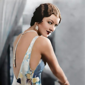 Myrna Loy classic publicity photo c. 1930's | color | multiple sizes | classic actress | old Hollywood | leading lady | print poster [C639]