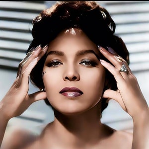 Dorothy Dandridge publicity photo c. 1950&#39;s | color| multiple sizes |vintage Hollywood| old movie stars | print/poster [C613]