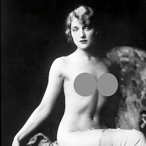 Clara Ruby 1920&#39;s Era Ziegfeld Follies Star  Black and White - mature [730-744]  Classic Sexy Hollywood Glamour