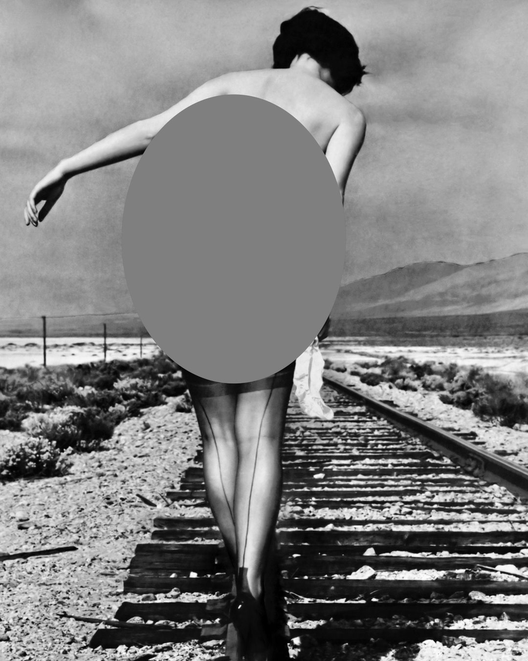 On the Rails - Vintage Nude - Circa 1950s [730-992] Black & White, Multiple  Sizes - Vintage Photography, Sexy, Stockings, Risqué, Erotic - Etsy UK