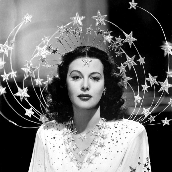 Hedy Lamarr - in Ziegfeld Girl - 1941 - black and white - multiple sizes-[730-067]  vintage beauty, classic glamour, old Hollywood style