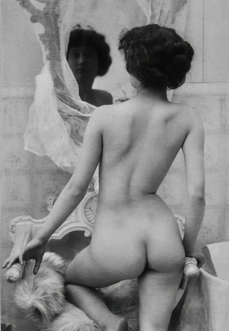 1920s Era nude in Mirror French Postcard Style Black & White, Multiple  Sizes 730-622 Sexy Erotic Romantic Sensual - Etsy UK
