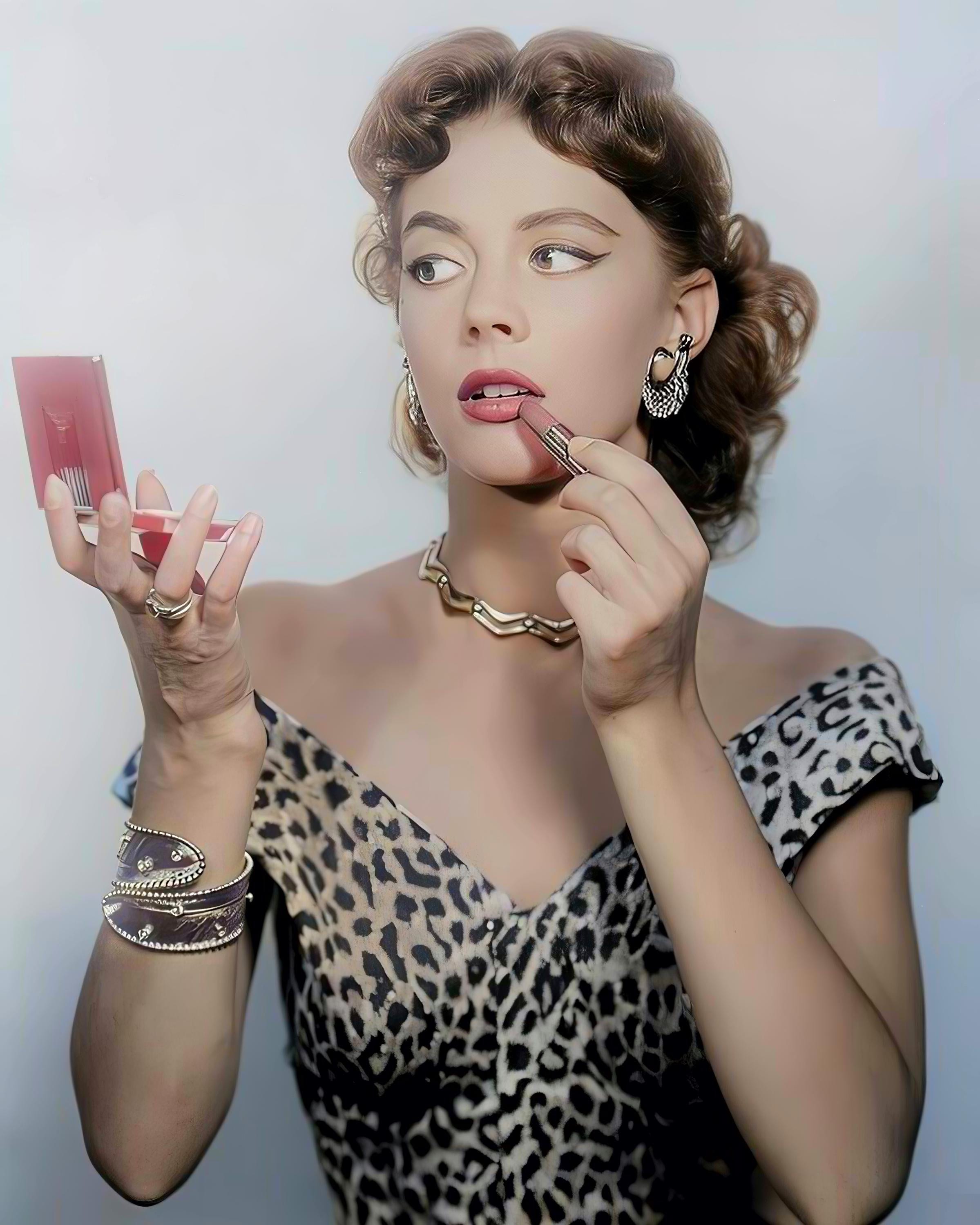 Natalie Wood 1950's publicity photo for makeup advertisement |color | multiple sizes | old movie stars | old Hollywood | print/poster [C178]