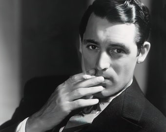 May include: A man in a suit and tie is holding a cigarette in his hand. He is looking at the camera with a serious expression on his face.