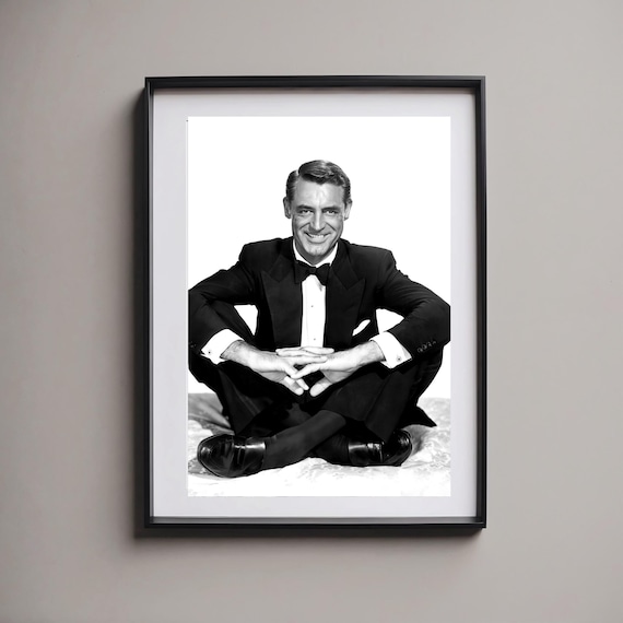 Cary Grant in Tux, Studio Photo C. 1950's - Black & White