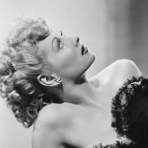 Lucille Ball - 1942 publicity shot &quot;The Big Street&quot; - black & white, multiple sizes - classic, glamorous, old Hollywood style [730-1057]