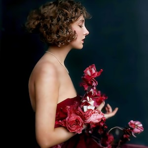 Helen Lee Worthing, actrice de Ziegfeld, v. Années 1920, couleur, plusieurs tailles, jazz age flapper, affiche d&#39;art femme glamour sexy [C426]