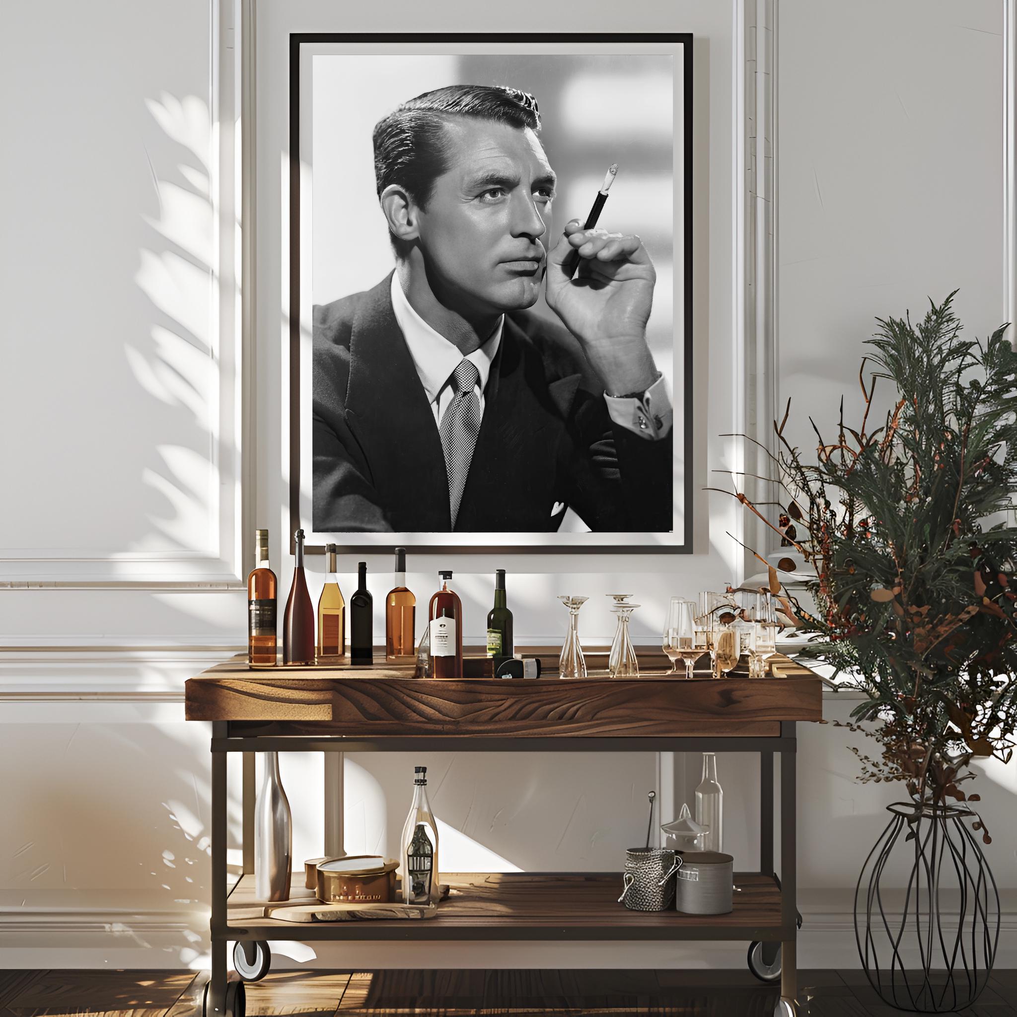 Cary Grant Studio Photograph C. 1953 - Black & White, Multiple