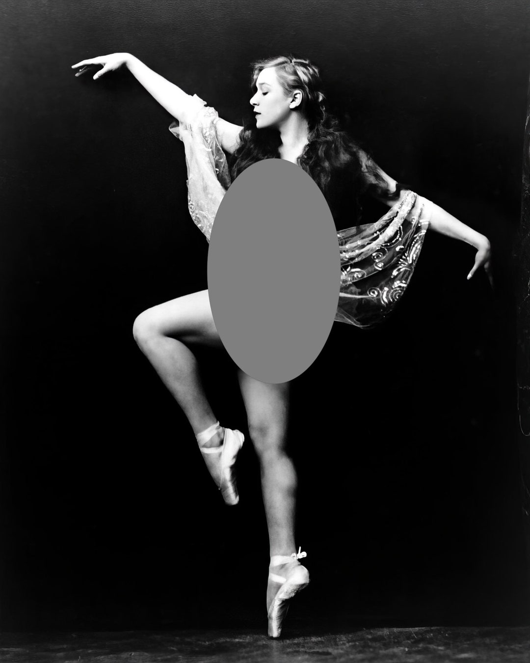 Caryl Bergman 1920's Era Ziegfeld Follies Showgirl 730-944 Black