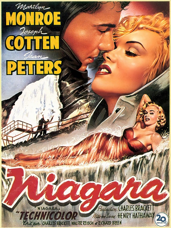 1953 年のフィルム ノワール スリラー映画「ナイアガラ」の 1953 年のフィルム ノワール スリラー映画「ナイアガラ」の