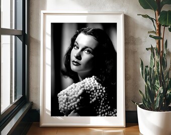 ヴィヴィアン・リー 1940 年代頃のスタジオポートレート - 白黒、複数