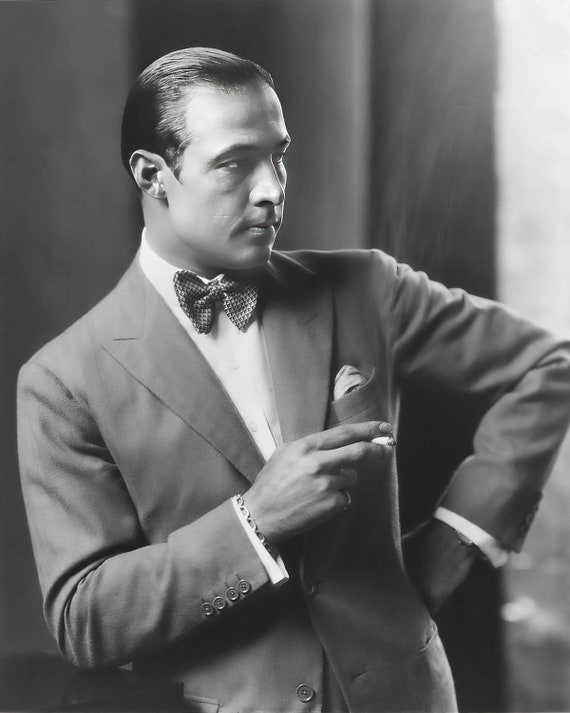 Rudolph 'the Latin Lover' C. 1926 Black White Multiple Sizes Classic Vintage Hollywood Leading Man Actor - Etsy Ireland