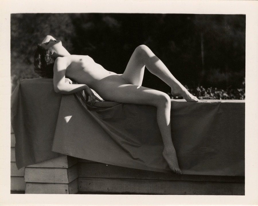1920's Era Actress & Model Jean Harlow Nude-Edwin Bower Hesser-Mul...