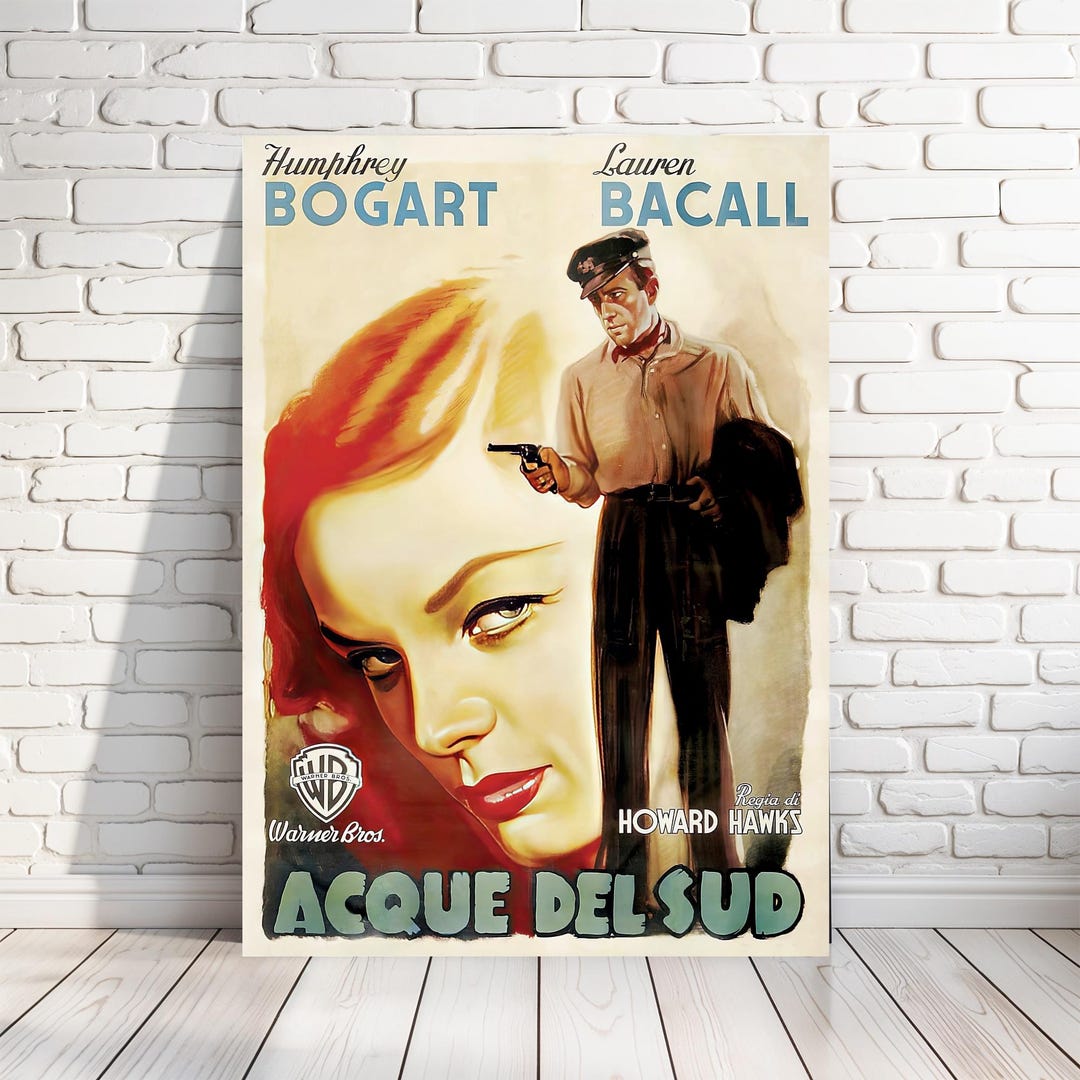 Print of 'key Largo' (foreign) Classic Movie Poster, 1948 Crime