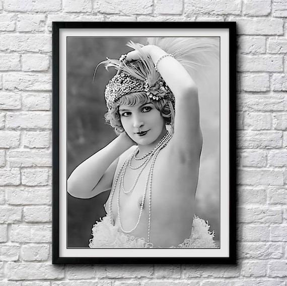 Vintage Flapper Maud D'orby - Photo by Jean Agelou C. 1920's