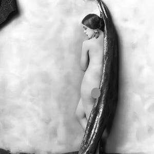 Martha Graham - legendary choreographer and dancer c. 1920&#39;s - Black and White, Multiple Sizes,  Elegant Jazz Era, risqué woman art [1832]