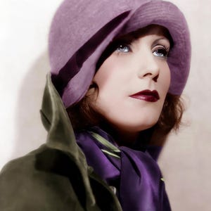 Greta Garbo c. 1932 promo shot for &#39;Grand Hotel&#39; | color | multiple sizes | vintage actress | old Hollywood movie star | print/poster  [709]