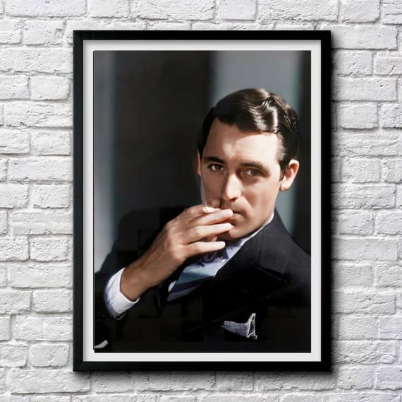 壁掛け写真　cary grant Amazon.com: Posterazzi Cary Grant Ca. 1940S Photo Poster Print