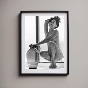 Pin-up vintage Diane Webber, vers 1955 - noir et blanc, plusieurs tailles - classique, sexy, pin-up, sensuelle, artistique, osée [1679] image 3