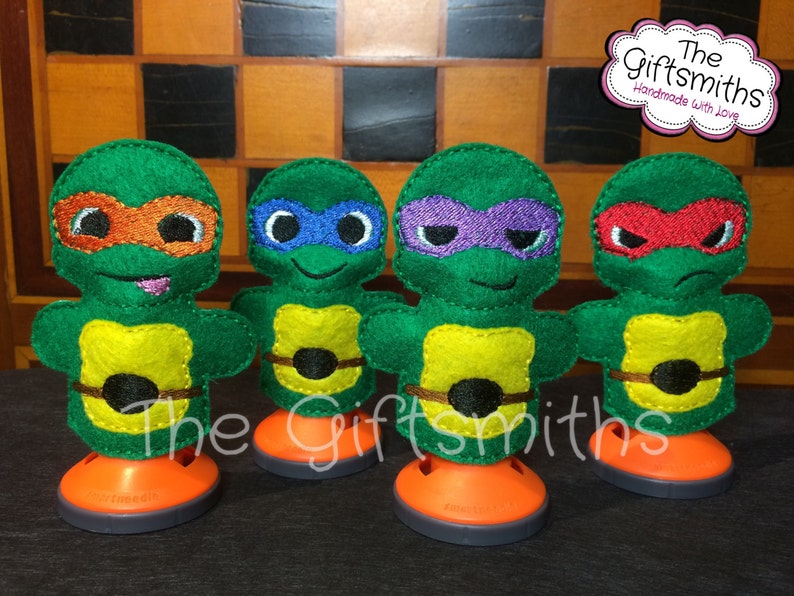 Hero Turtles Finger Puppets