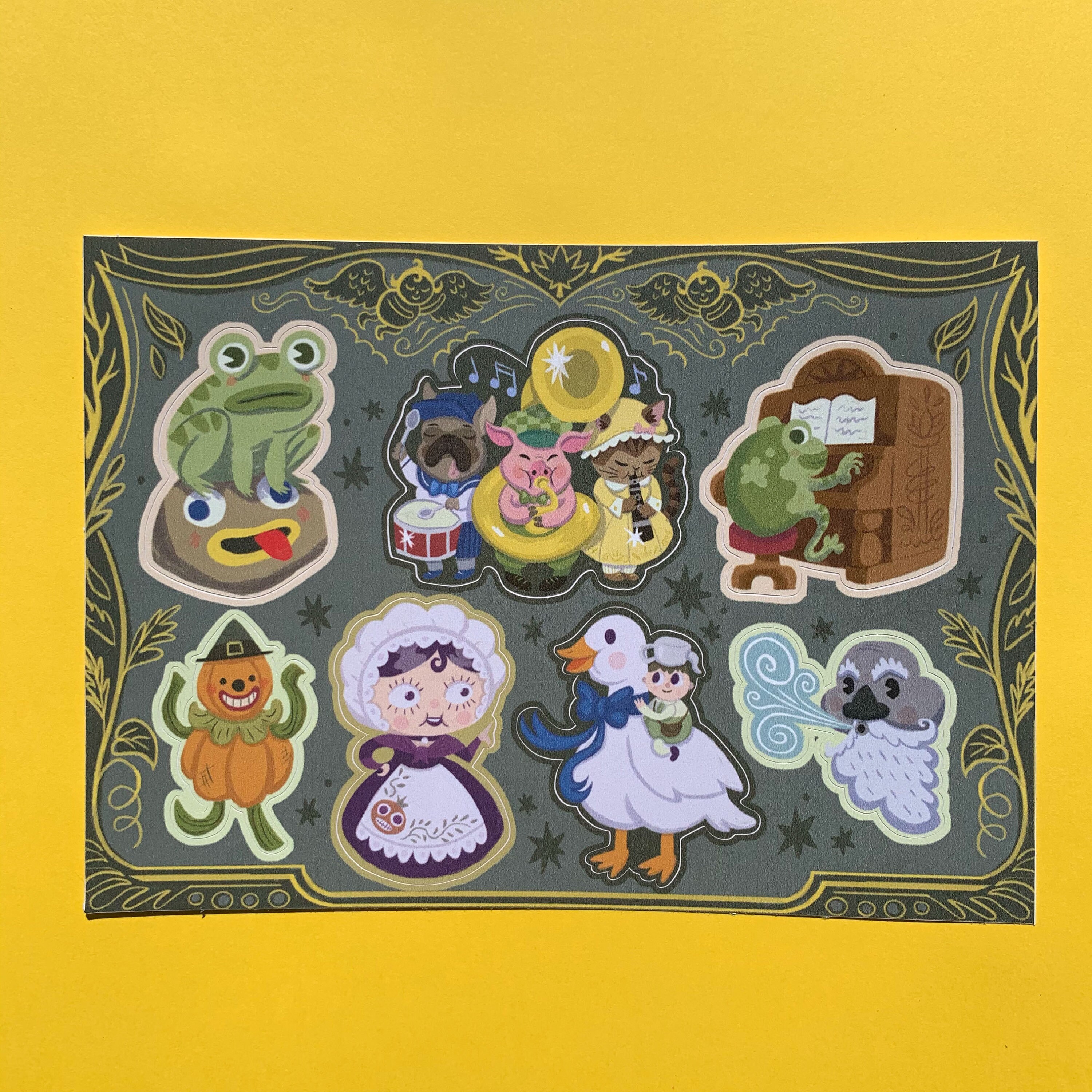 Over the Garden Wall Sticker Sheets Etsy