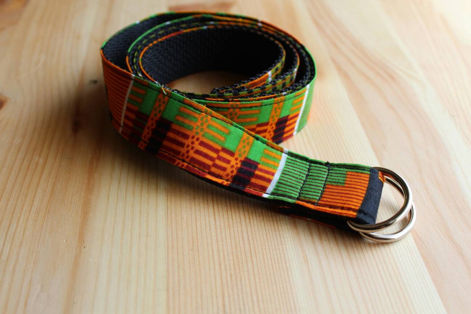wide fabric belt